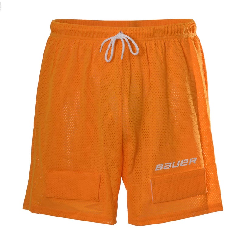 Bauer Core Mesh Jock Shorts, Orange, Men's, X-Large - Image 1